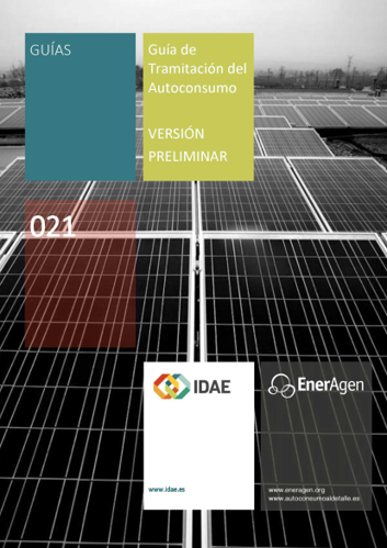 Guía de tramitación del Autoconsumo (VERSIÓN PRELIMINAR)