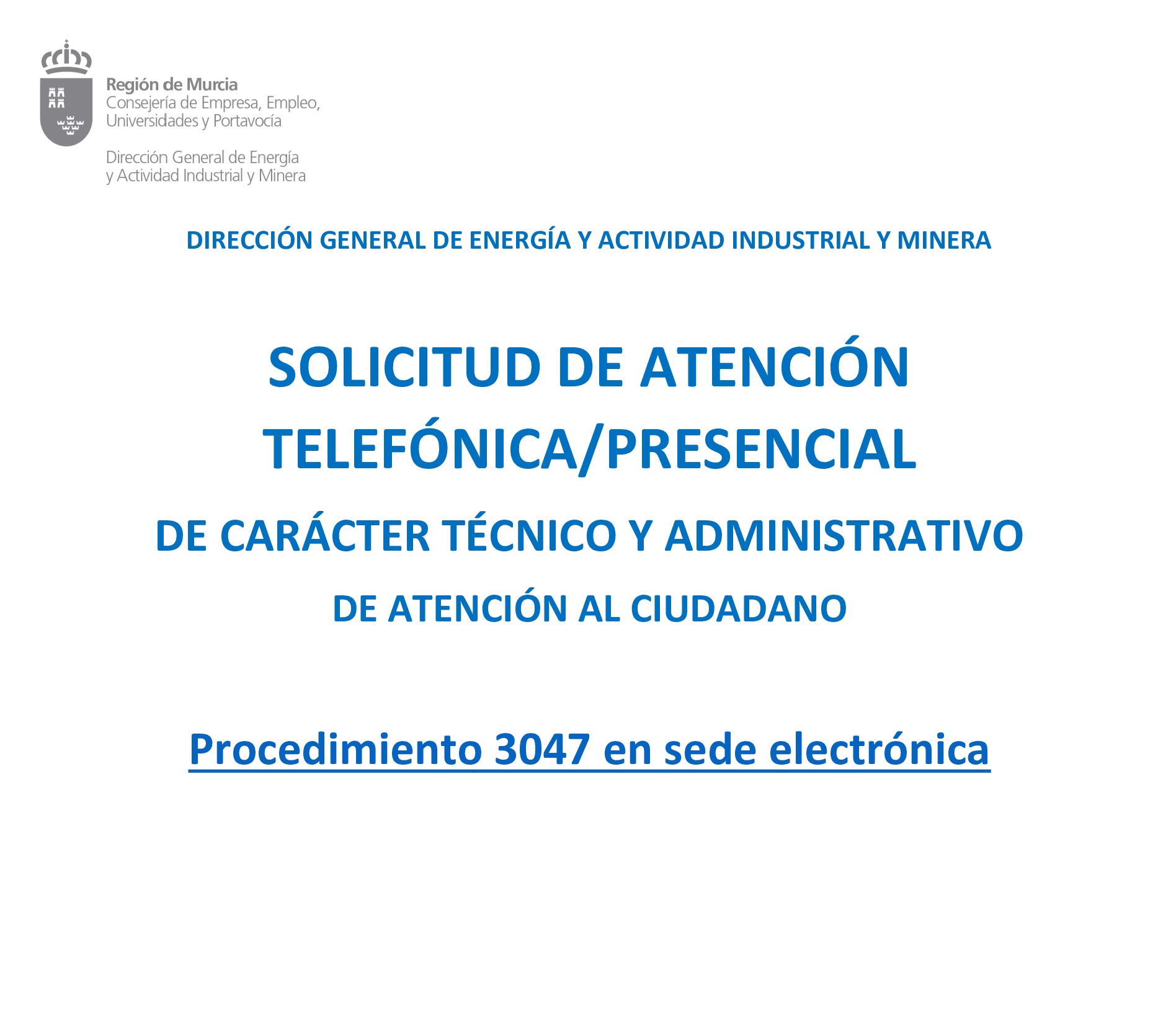 Solicitud de cita previa de atención al ciudadano para consultas de carácter técnico / administrativo e información sobre expedientes.