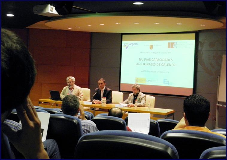 José Francisco Puche presenta el curso 'Nuevas capacidades adicionales de Calener'