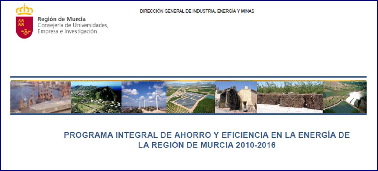 Programa Integral de Ahorro y Eficiencias en la Energía de la RM